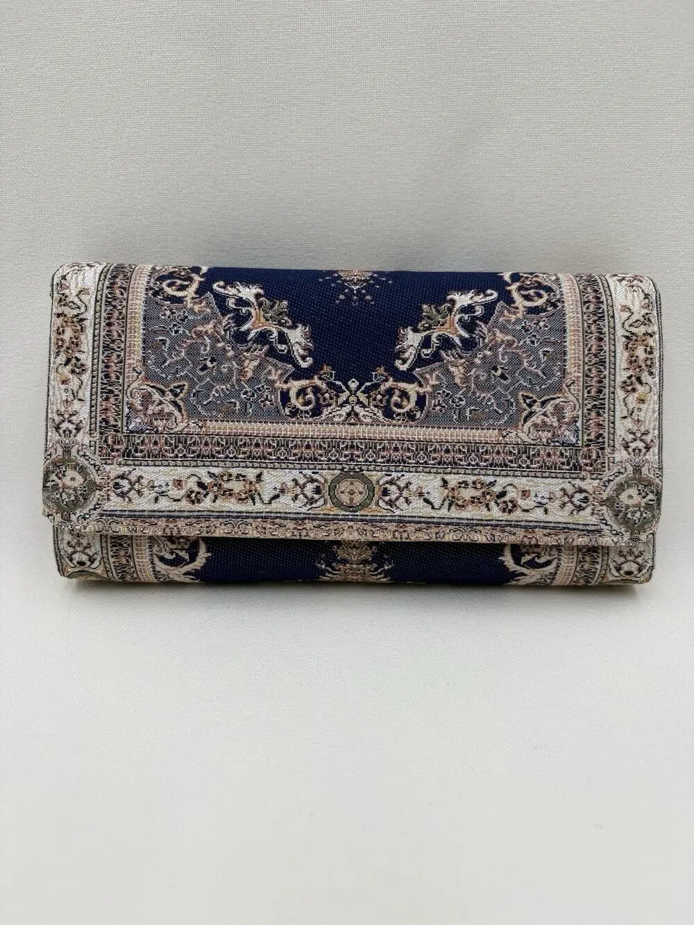 PELK Boho Fabric Women's Wallet Turkish Carpet Design NWOT